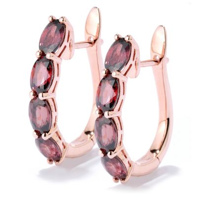 SS/18KRV EAR RASPBERRY ZIRCON