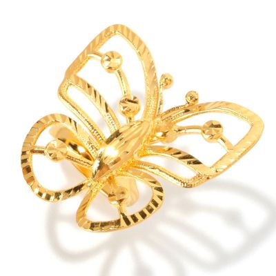 SS/21KGP RING TEXTURED BUTTERFLY
