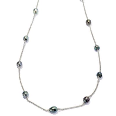 STSL 42" 9mm CIRCLE TAHITIAN STATION ENDLESS NECKLACE