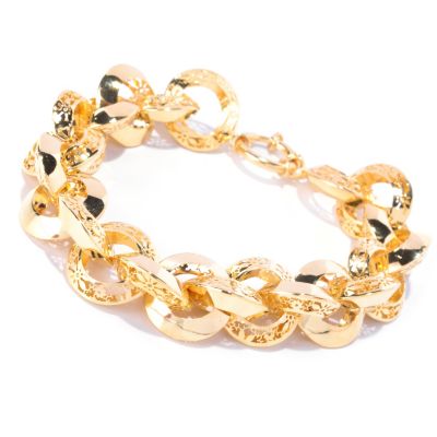 14K POLISHED RICAMI ANNIVERSARY BRACELET