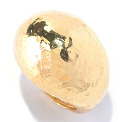 127-283 - Italian Designs with Stefano 14K ''Oro Vita'' Electroform Etrusca Ring 