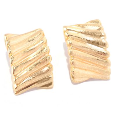 14K ORO VITA ELECTROFORM MAESTOSO EARRINGS