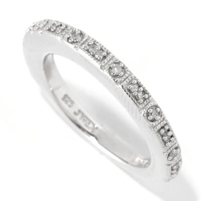 SS/PLAT RING .10CT DIAMOND "NEEDS NAME/DESCRIPTION" STACK