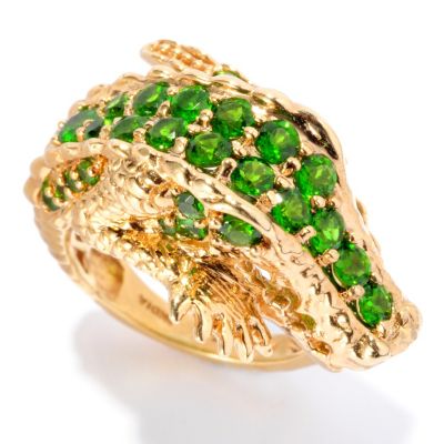 127-306 - NYC II 1.89ctw Chrome Diopside Alligator Ring