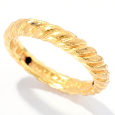 14K ORO VITA ELECTROFORM CANAPO RING
