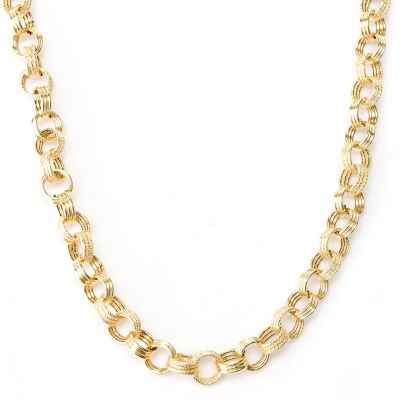14K 18"+2" EXT SILK STORY NECKLACE
