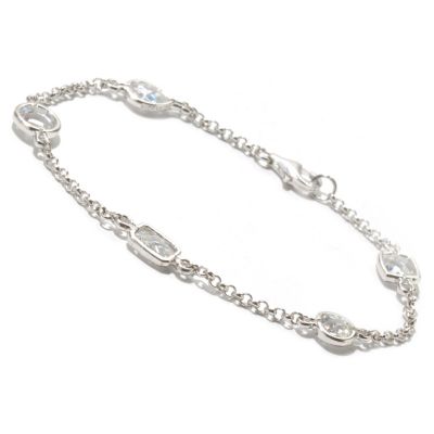 SB SS/CHOICE MULTI-SHAPE REVERSIBLE BRILLIANTE BY THE YARD BRACELET