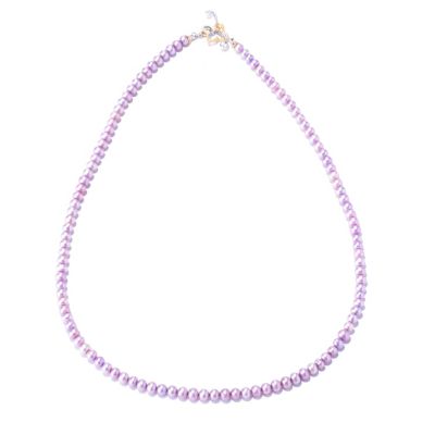 SS/PALL NECK CULTURED PEARL STRAND w/ TOGGLE CLASP - 20"