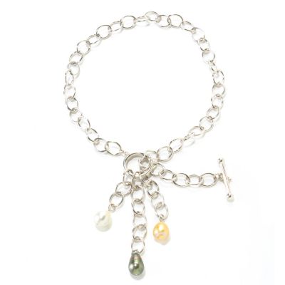SS SOUTH SEA PEARL LINK TOGGLE NECKLACE