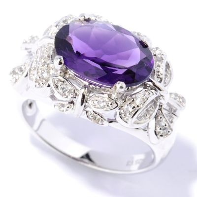 SS BOW RING WITH AFRICAN AMY RING