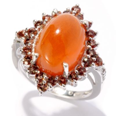 SS AUTUMN RED ARGONITE RING