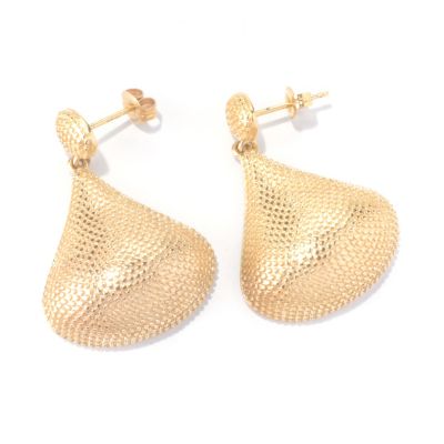 SS/18KYGP EAR SMOOTH BEADED PEAR DROP
