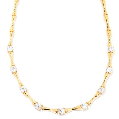 BLTA SS/CHOICE ROUND CUT STATION TENNIS NECKLACE