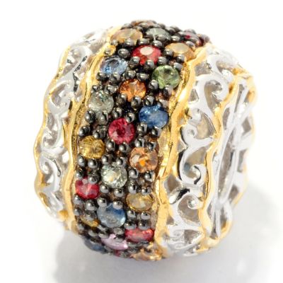 SS/PALL CHARM MULTI SAPPHIRE ETERNITY