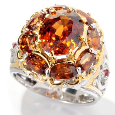 SS/PALL RING MOCHA ZIRCON