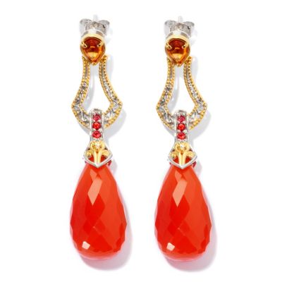SS/PALL EAR MULTI GEM & BRIOLETTE DROP