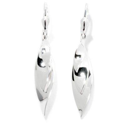 SHINY LEAF EARRINGS
