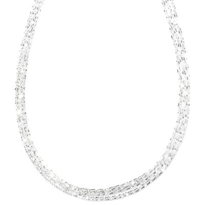 SS 18" 3-STRAND MARGHERITA CHAIN NECKLACE
