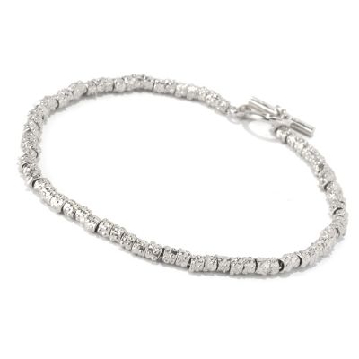 SS/P BRAC TEXTURED LINK w/ TOGGLE CLASP