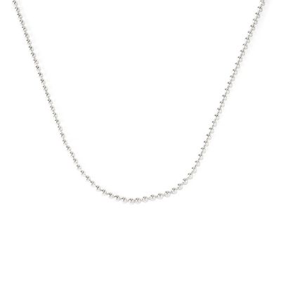 SS/P NECK POLISHED BEAD LINK
