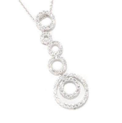 128-174 - Brilliante&reg; Platinum Embraced&trade; 4.76 DEW Square Simulated Diamond Twisted Shank Ring 