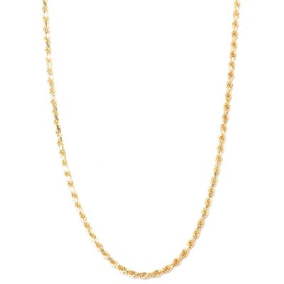 SS NECK DIAMOND CUT ROPE CHAIN