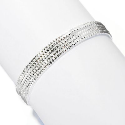 SS SET OF 5 D/C TWISTED BANGLES