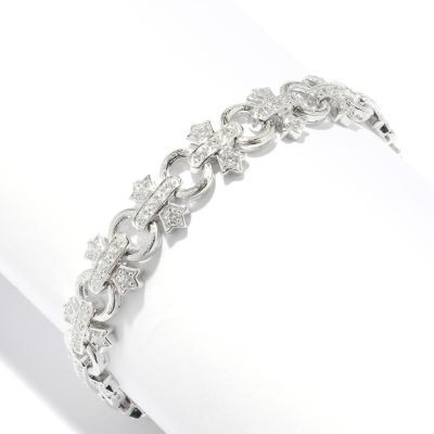 CHAMP SS ROUND CUT CROSS AND CIRCLE LINE BRACELET