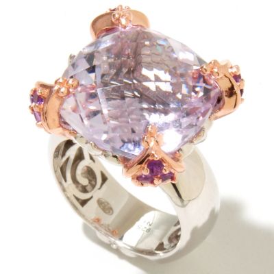 SS PINK AMETHYST RING