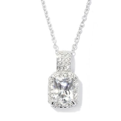 128-638 - RITANI&trade; for Brilliante&reg; Platinum Embraced&trade; 3.22 DEW Halo Pendant w/ Chain