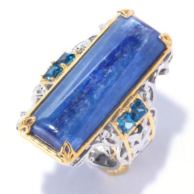 SS/PALL RING ETHIOPIAN OPAL & MULTI GEMSTONE