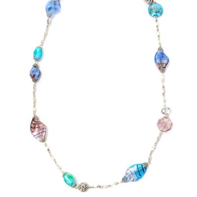 50" ART GLASS NECKLACE