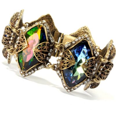 MULI COLOR MARQUISE CRYSTAL BRACELET
