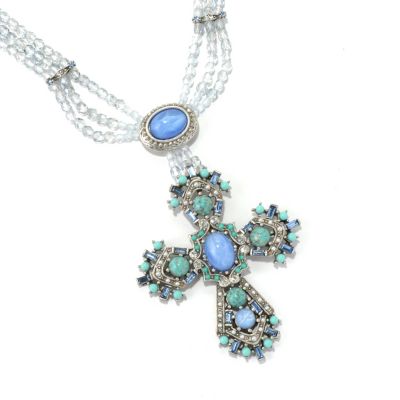BRITISH REGALIA CROSS NECKLACE