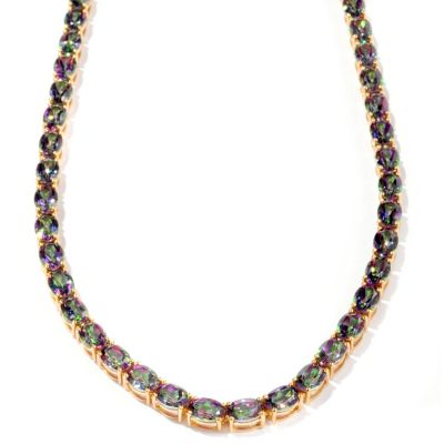 SS/P NECK MYSTIC TOPAZ TENNIS