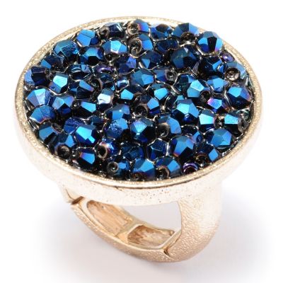 CRYSTAL CLUSTER CENTER BROOKS RING