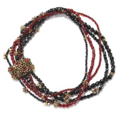 128-923 - Sweet Romance&trade; 19'' Crystal Beaded Five-Strand Necklace