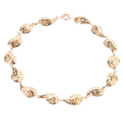 14K 18" RICAMI CUORI NECKLACE