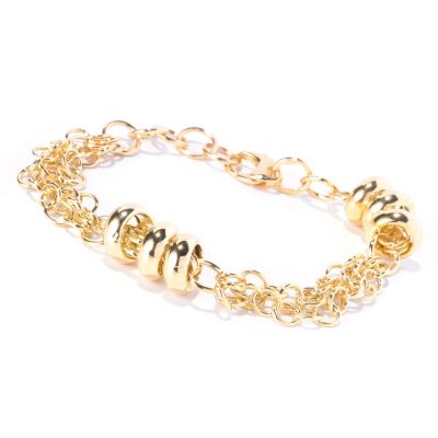14K 7.5" + 1" EXT SATELLITI BRACELET
