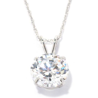 BG 14K CHOICE OF SHAPE SOLITAIRE PENDANT W/18" CHAIN