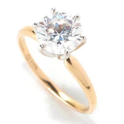 BG 14K CHOICE OF SHAPE SOLITAIRE RING