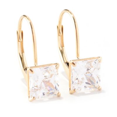 BG 14K CHOICE OF SHAPE LEVER BACK EARRINGS