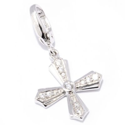 Platinum Embraced Cross