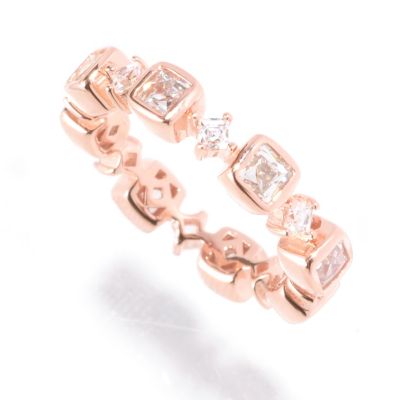 129-205 - TYCOON for Brilliante&reg; 1.63 DEW Bezel & Prong Set Eternity Band Ring