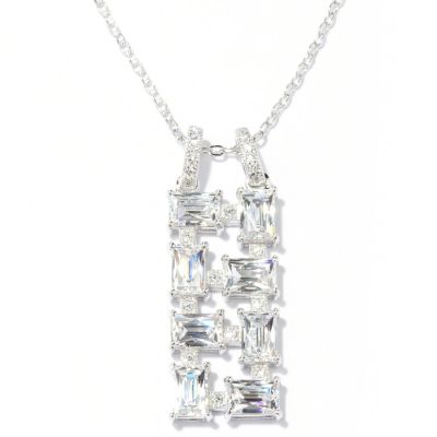 129-208 - TYCOON for Brilliante&reg; Platinum Embraced&trade; 3.44 DEW Drop Pendant w/ Chain