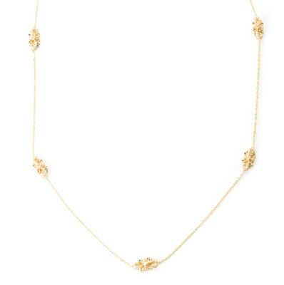 129-309 - Chad Allison&trade; for Brilliante&reg; Gold Embraced&trade; 30” 2.60 DEW Filigree Station Necklace