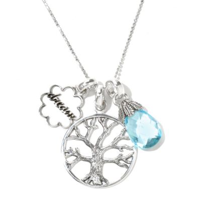 SS 18" INSPIRATIONAL CHARM NECKLACE