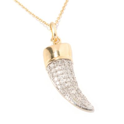 SS/YV PAVE WHT DIAMOND WITH CHAIN