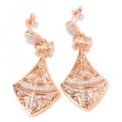 SS/RVTRIANGLE DIAMOND EARRING