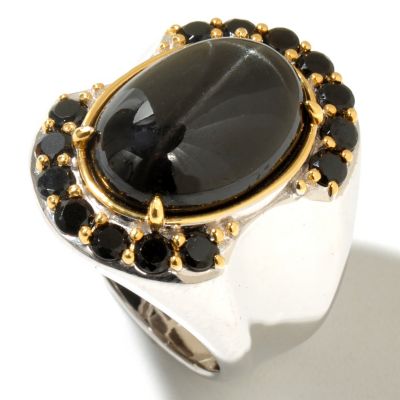MEN'S - SS/PALL BLACK STAR DIOPSIDE & BLK SPINEL